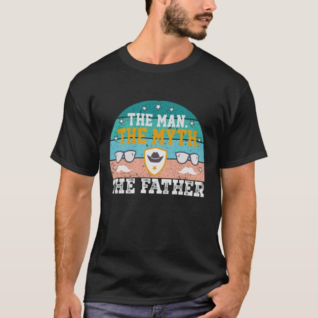 Camiseta El Hombre. El Mito. El Padre. Tee Gift (Anverso)
