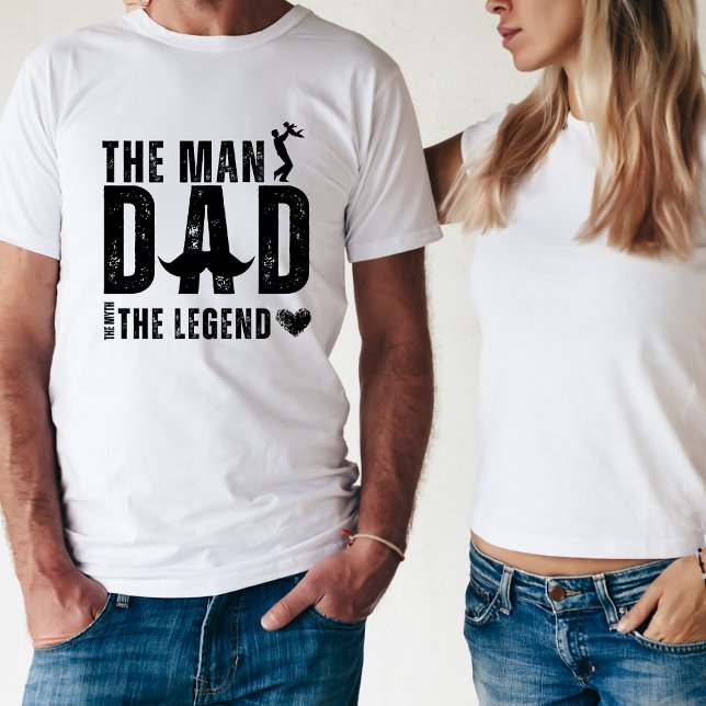 Camiseta El hombre el mito la leyenda DAD Día del Padre de  (Subido por el creador)