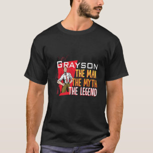 Camiseta El hombre el mito la leyenda Grayson Premium