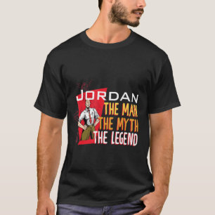 Camiseta El hombre el mito la leyenda Jordania