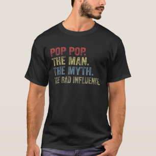 Camiseta El hombre el mito la mala influencia