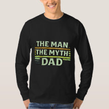 El hombre el mito papá vintage día del padre