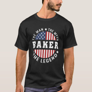 Camiseta El Hombre El Mito Y La Leyenda Baker Usa Fla