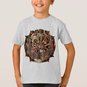 Camiseta El hombre en el Maze - estilo folk