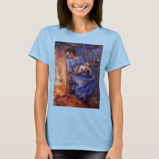 Camiseta El hombre está en el mar por Vincent van Gogh (Anverso)