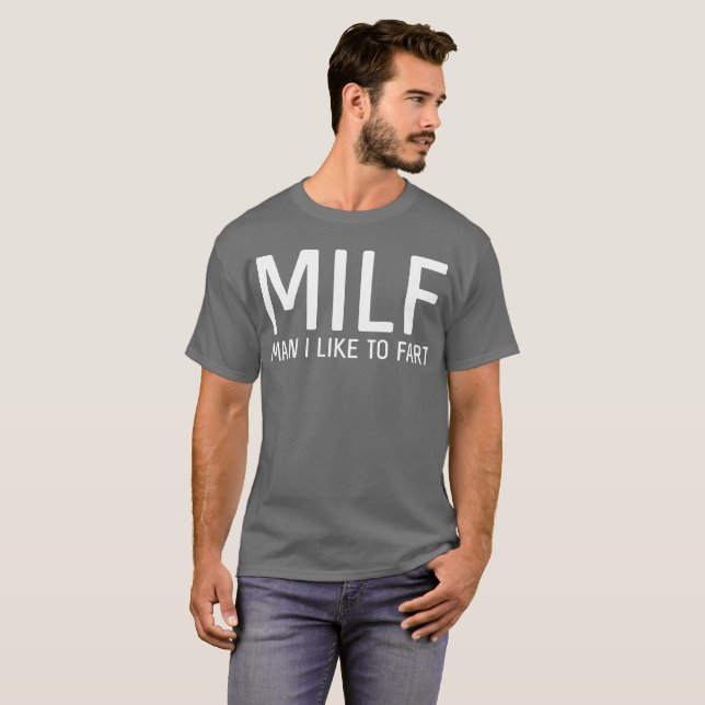 Camiseta El hombre I tiene gusto de fart el humor del (Anverso completo)