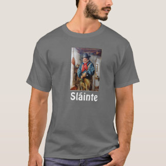 Camiseta El hombre irlandés pone el whisky en el frasco
