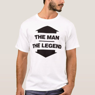 Camiseta El hombre la leyenda - negro