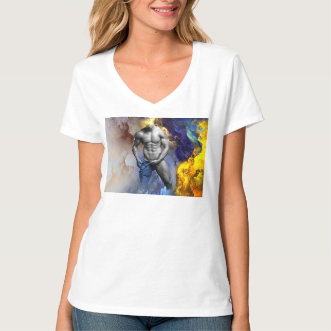 Camiseta El hombre musculoso de SlipperyJoe camisón vapor (Anverso)