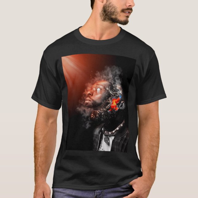 Camiseta El hombre negro (Anverso)