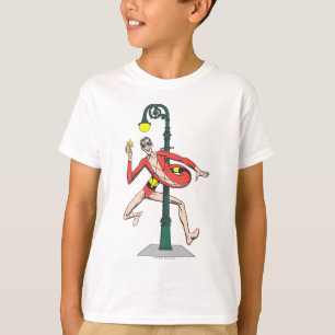 Camiseta El hombre plástico envuelve la lámpara