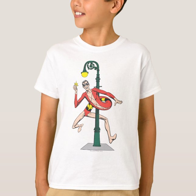 Camiseta El hombre plástico envuelve la lámpara (Anverso)