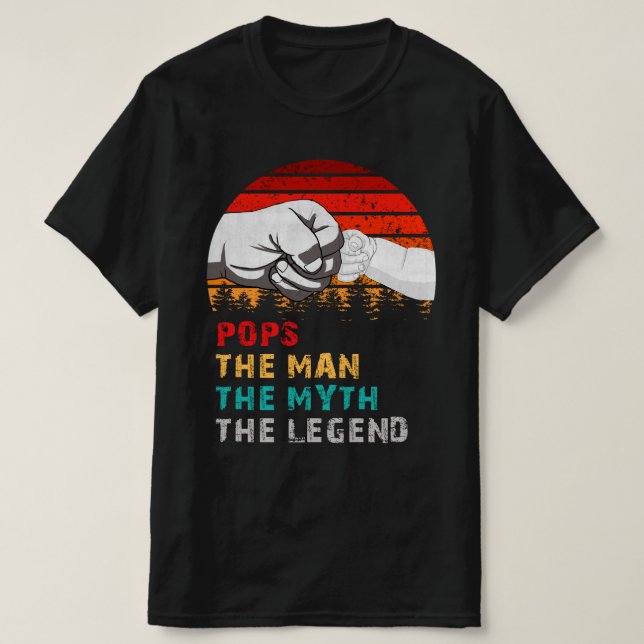Camiseta el hombre propaga el mito la leyenda (Diseño del anverso)