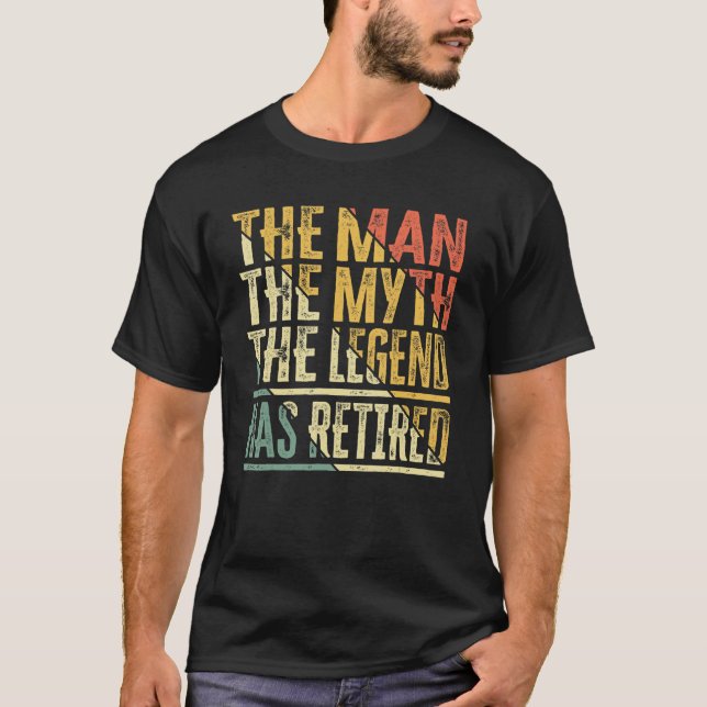 Camiseta El Hombre Que El Mito Y La Leyenda Tiene Humor Vi  (Anverso)