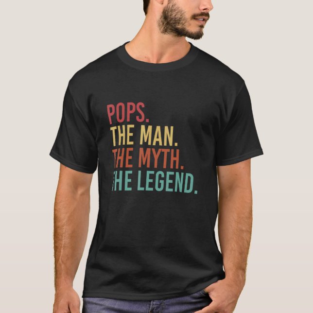 Camiseta El hombre rompe el mito El padre de la leyenda (Anverso)