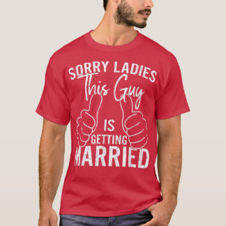 Camiseta El Hombre Se Casa Con El Boda Del Marido Groom