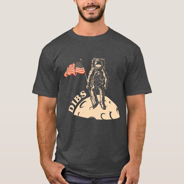 Camiseta El hombre se mete en la luna (Anverso)