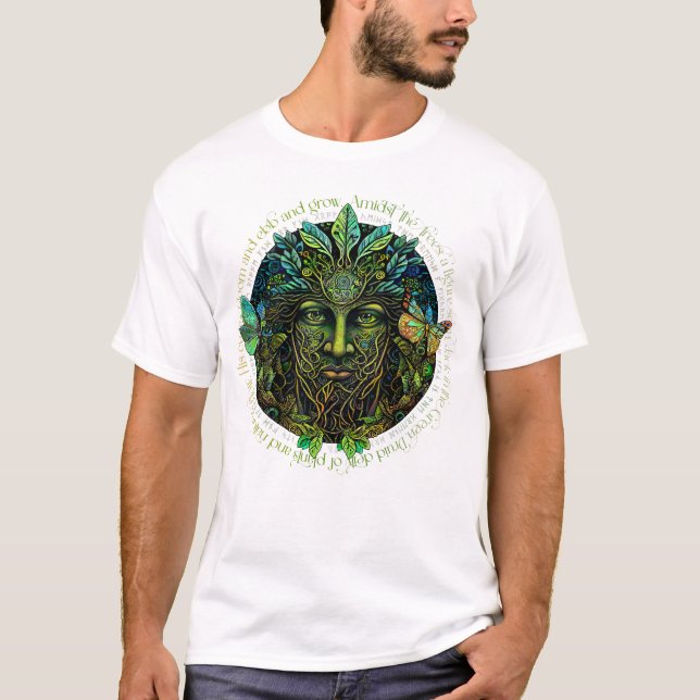 Camiseta El hombre verde, Jack en el diseño verde (Anverso)