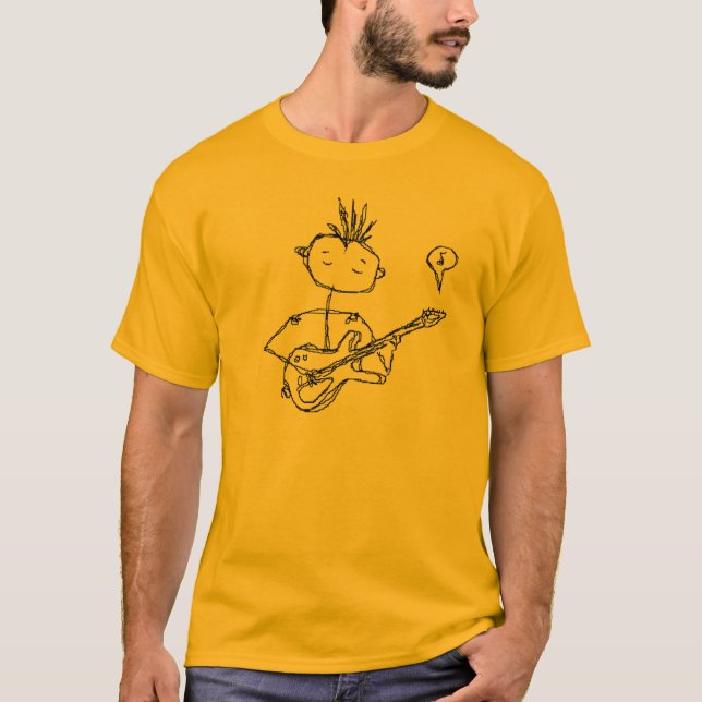 Camiseta el hombre y su guitarra (Anverso)