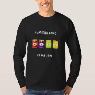 Camiseta El Homebrewing Es Mi Jam Favorito Frase De Jerga H