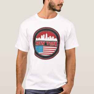Camiseta El horizonte el   Estados Unidos de Nueva York