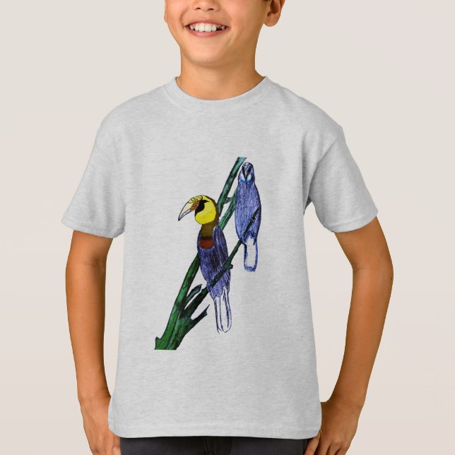 Camiseta El hornbill de Blyth (Anverso)