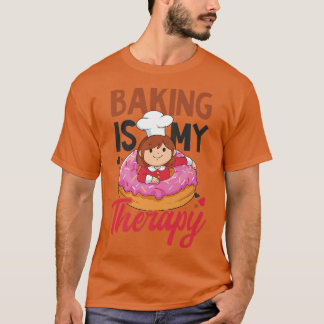 Camiseta El Hornear Es El Diseño Terapéutico Cookies