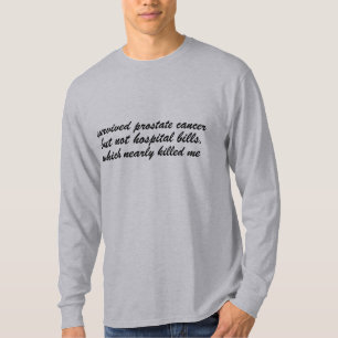 Camiseta el hospital sobrevivido del cáncer de próstata n