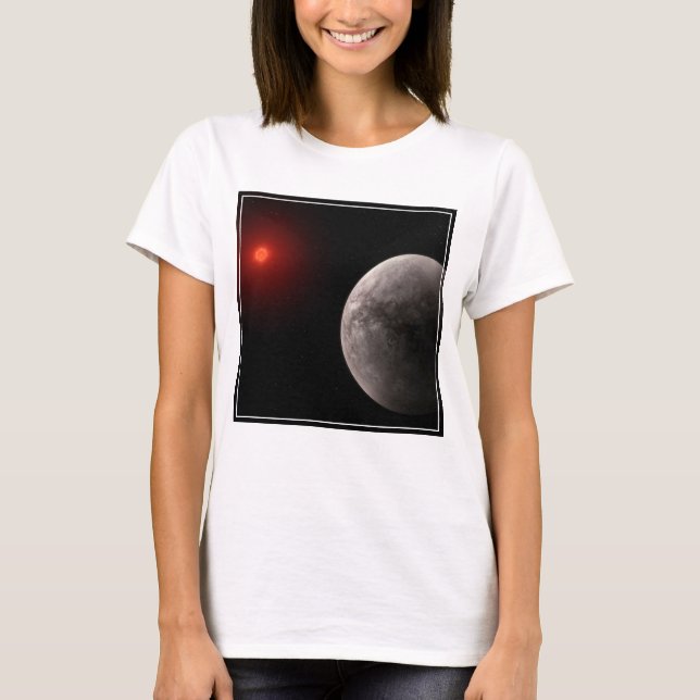 Camiseta El Hot Rocky Exoplanet Trappist-1 B. (Anverso)