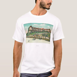 Camiseta El hotel de la playa del mar de la playa