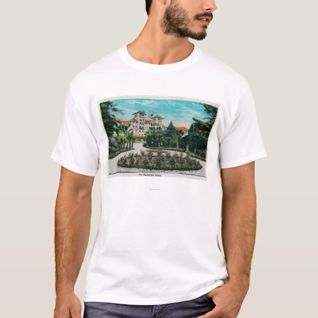 Camiseta El hotel y el GroundsPasadena, CA de Raymond (Anverso)