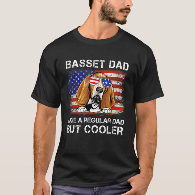 Camiseta El Hound De Basset A Papá Le Gusta A Un Papá Regul (Anverso)