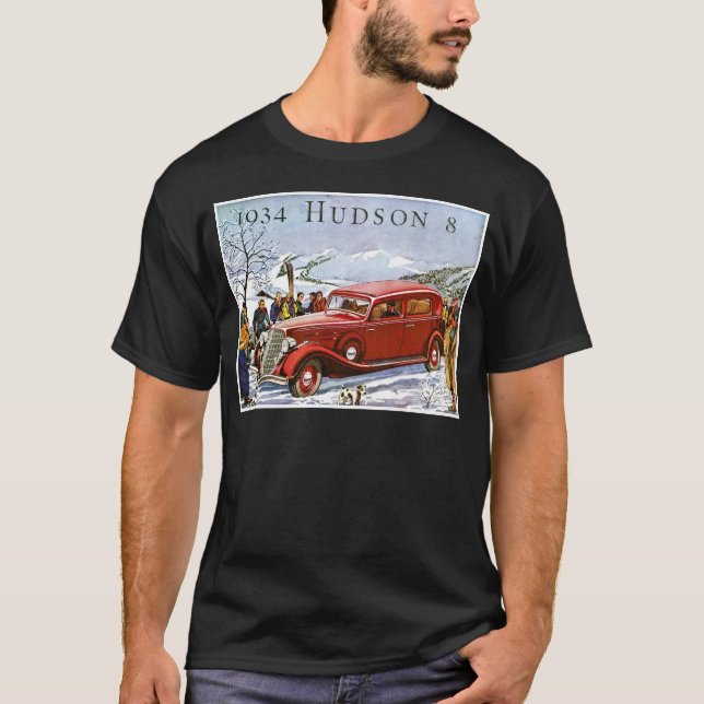 Camiseta El Hudson 1934 8 - anuncio del vintage (Anverso)