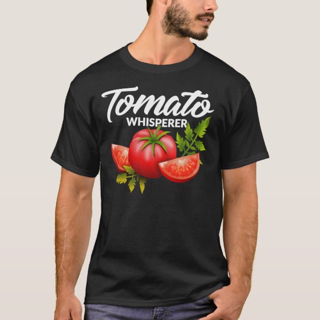 Camiseta El huerto de huertos de tomate Whisperer (Anverso)