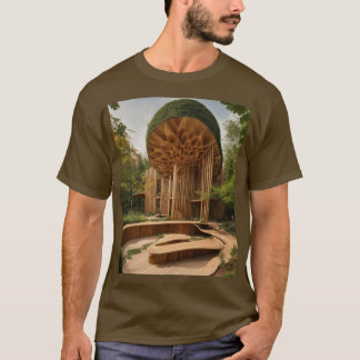 Camiseta El huerto urbano: Un paisaje surrealista de Jane J