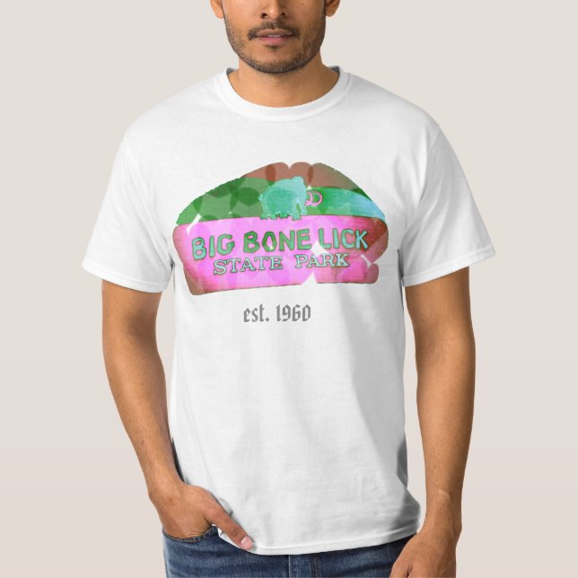 Camiseta El hueso grande lame el parque de estado - (Anverso)