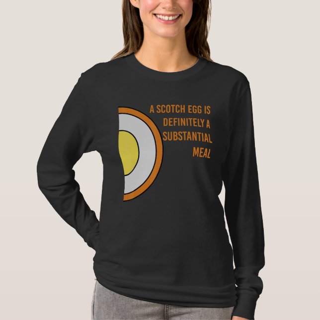 Camiseta El Huevo escocés Es Definitivamente Una Comida Sus (Anverso)