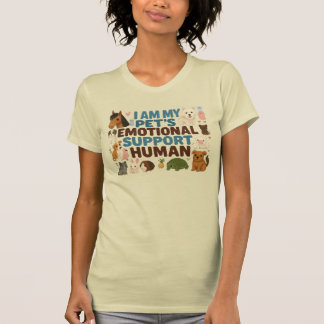 Camiseta El humano de apoyo emocional de mi mascota
