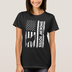 Camiseta El humo de la piel anuncia a patriota estadouniden