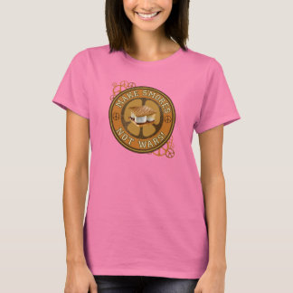 Camiseta El humor antibélico de Make S'mores Not Wars