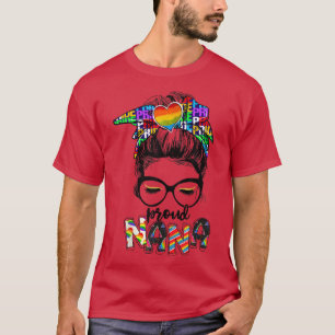 Camiseta El humor arcoiris de Nana Gay y Lesbian LGBT