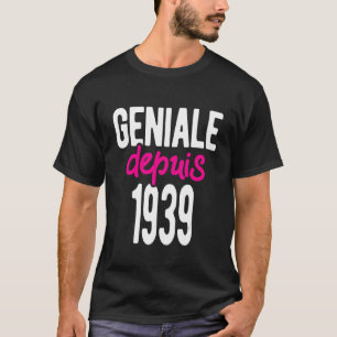 Camiseta El humor de cumpleaños 82 desde 1939