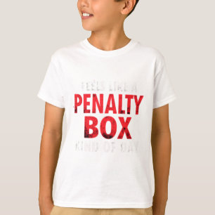 Camiseta El humor de hockey se siente como un día en la caj