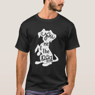Camiseta El humor de la pareja de perros y tú y yo