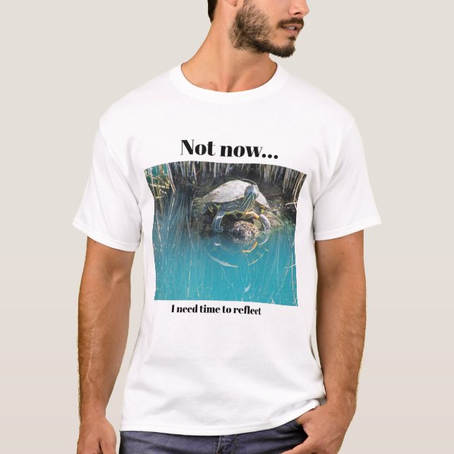 Camiseta El humor de las tortugas debe reflejar a los anima (Anverso)
