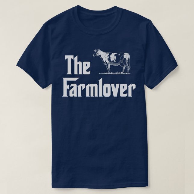 Camiseta El humor de los granjeros de vacas gordas (Diseño del anverso)