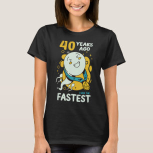 Camiseta El humor de los hombres de 40 años hace 40 años yo