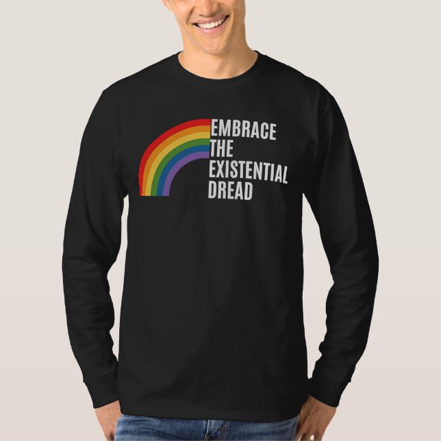 Camiseta El humor negro adopta el hilo existencial 2 (Anverso)