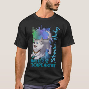 Camiseta El Husky Perro Siberiano W Trabajo El Maestro Arti