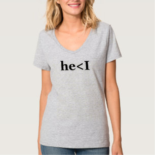Camiseta El < I Tee de texto - Vibes audaces y sentidas!